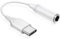 Mepsies Adaptador USB C a Jack 3.5 mm, Adaptador Auriculares USB Tipo C a Audio Aux Compatible con Samsung Galaxy S22 S21 S20 Note 20 A73 A53 A33, Huawei, Google Pixel y Más, Blanco