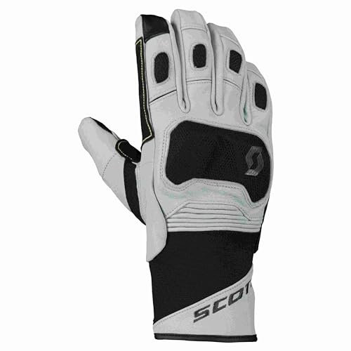 Scott Priority GTX Leder Motorrad Handschuhe grau/schwarz 2025: Größe: XXXL (13)