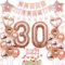 Rosegold Luftballon 30 Geburtstag Frau, 30 Jahr Geburtstag Frau, Ballon 30. Geburtstag Rosegold, Geburtstagsdeko 30 Jahr Rosegold, Frauen Deko 30. Geburtstag, Roségold 30. Party Ballons