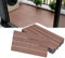 FIVMEN Terrassenfliesen Klicksystem Balkonfliesen WPC Terrassenplatten 30x60cm/Stück Balkon Bodenbelag Wetterfest mit Drainagefunktion Balkonboden Holzoptik Zuschneidbar, 6pcs/1m² (Braun)