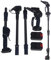 2-in-1 Cordless Pruner Pole Saw & Mini Chainsaw Cordless, Cordless Telescopic Pole Pruner Chainsaw, Electric Battery Chainsaw, Wood/Tree Saw for Garden Tree Trimming, Battery & Charger Included Black