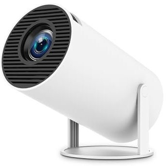 CLSSLVVBN Mini Projecteur 4K HY300 Pro, limpide de visualisation en Plein air Projecteur de cinéma Maison Portable Android 11.0 Wi-FI 6 Bluetooth 5.0 Portable