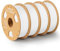 DEEPLEE PLA+ Filament 1.75mm, PLA Plus 3D Drucker Filament, Maßgenauigkeit +/- 0,02 mm, Filament 3D-Druckmaterialien, Weiß 4kg (1kg/Spool)