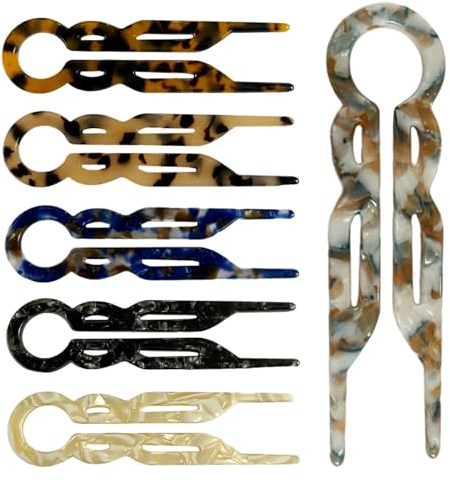 Für Haarnadel, 6 Stück U Förmige Haarnadel, Haarnadeln Für Dutts, Haarnadeln Im Französischen Stil, U-förmige Haarnadeln Zum Stylen, Chignonnadel Für Frauen Und Mädchen