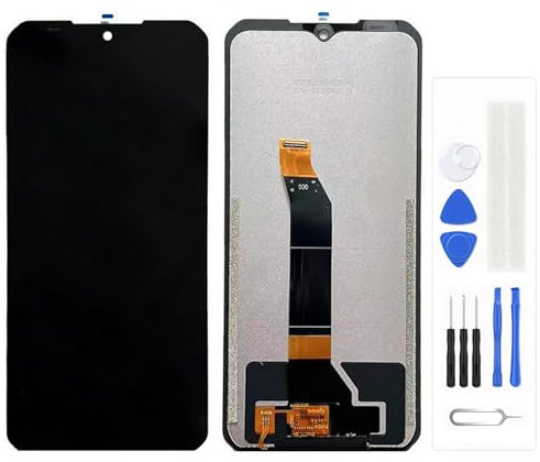 Schermo LCD per Doogee V30 PRO LCD Display Digitizer Vetro Touch Schermo Ricambio Assembly (Nero)