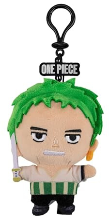Cinereplicas One Piece - Zoro Schlüsselanhänger Plüsch - 13 x 8 cm - Offizielle Lizenz