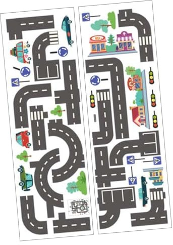 IMIKEYA Wandaufkleber fürs Kinderzimmer mit Verkehrslicht 2 Bögen Papier Leicht Anzukleben und Sicherer Halt für Spielzimmer