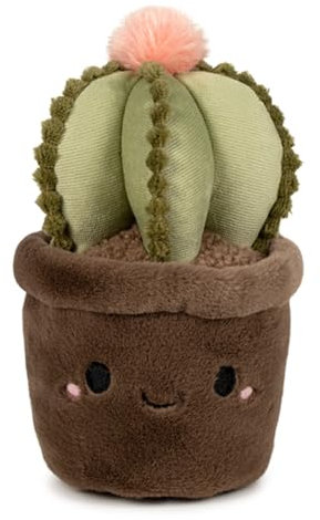 Playbyplay Peluche Soft Garden, Cactus Killa, 20 cm, marrón