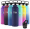 Motswedi Botella Termica, 750ml sin BPA, Botella Agua Acero Inoxidable, Frio/Calor, Botella Agua con Pajita, a Prueba Fugas, Botella Agua Termica para Deporte, Oficina, Yoga, Ciclismo, Azul Oscuro