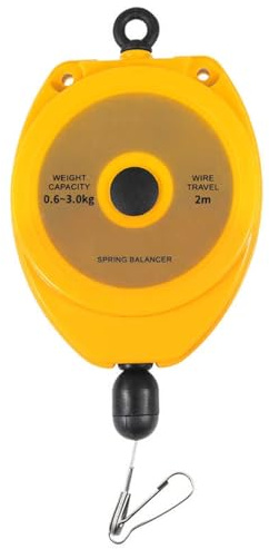 Einziehbarer Werkzeughalter mit Federzug und 2 m Drahtseil – Hochleistungsausrüstung for den Einsatz am Fließband und in der Werkstatt(0.6-3.0kg)