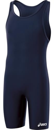 ASICS Einteiler für Herren, einfarbig, modifiziert, Marineblau, Größe 3XL