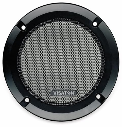 Visaton Gitter 10 RS Wand, Decke Kunststoff schwarz-Halterung Lautsprecher – Halterungen für Lautsprecher (Deckenmontage, Tisch, Wand, Metall, Kunststoff, schwarz, fr 10 4 Ohm fr 10 8 Ohm fr 10 F 4 Ohm fr 10 HM 4 Ohm fr 10 HM 8 Ohm FX 10 4 Ohm PX 10 4 Ohm..., 135 mm, 9 mm)