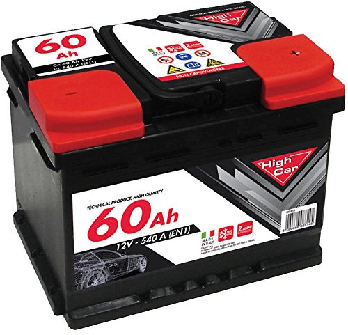 Batteria Auto da 60AH 540A 12V polo positivo destro cassetta L2