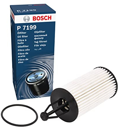 Bosch P7199 Ölfilter für Autos - trennt Ruß- und Metallpartikel vom Motoröl - ermöglicht zuverlässige Motorschmierung