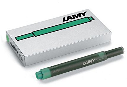 TINTENPATRONEN - T10 - GRUEN - 5 STUECK PRO PAECKCHEN-LAMY