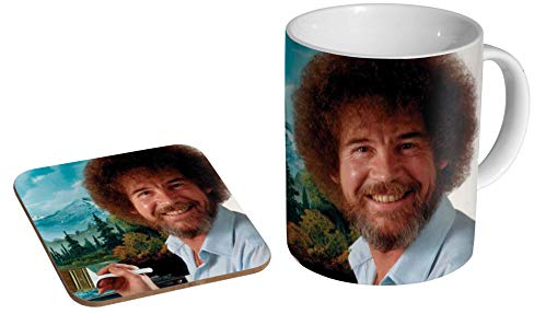 mugmart Keramik-Kaffeetasse + Untersetzer Geschenk-Set, Weiß, 325 ml, Zylindrisch, UV-beständig, Wiederverwendbar, 1 Stück, Kaffeetasse