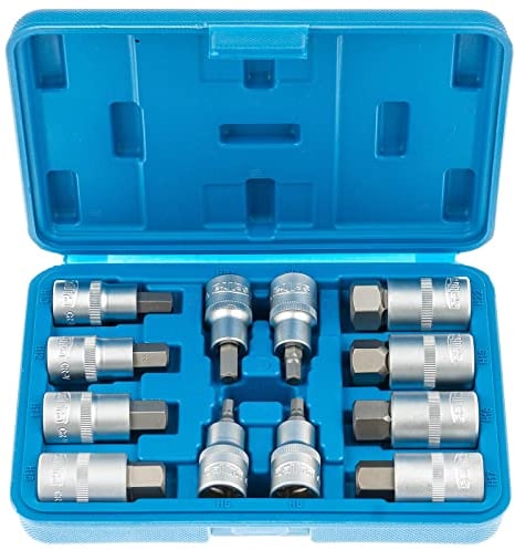 Satra S-SH1212 Sechskant-Steckschlüsselsatz 5-22mm für Inbusschrauben