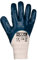 texxor 12 Stück Nitril-Handschuhe 2309, Strickbund, Packung, blau, 10/XL, Nitrilhandschuhe, Arbeitshandschuhe, Strickgewebehandschuhe