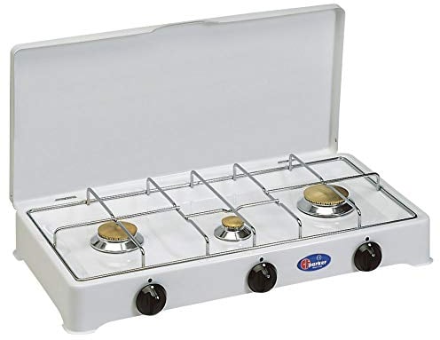 Parker – Fornello 3 Fuochi Metano Valvolato PFO228BGM 5328SM