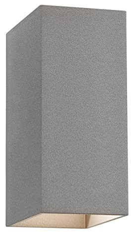 Astro Oslo 160 LED Outdoor Wall Light - IP65 Rated - (Textured Grey), High Power LED, Designed in Britain - 1298021-3 Years Guarantee