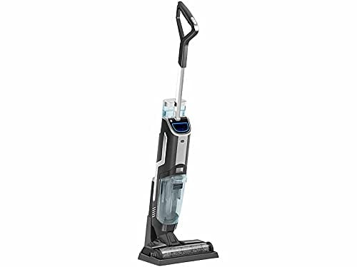 Sichler Haushaltsgeräte Waschsauger Akku: 3in1-Boden-Wischsauger mit Akku, Nass & Trocken, UV-Reinigung, 80 W (Wasch Staubsauger, Boden Waschsauger, Bodennasssauger)