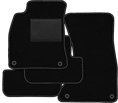 Fußmatten kompatibel mit AUDI A4 B8 2008-2017, Custom Auto Fußmatten Kit, Teppich Teppich Set, Autoteppich