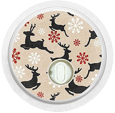 Aufkleber Sticker für FreeStyle Libre 3 Sensor 2x Rentiere myDili Diabetes