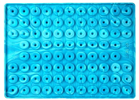 Collory Medium Donut (2,8cm) Silikon Backform für Hundekekse & Hundeleckerlis, Pralinenform, Schokoladenform, Antihaftend und Lebensmittelecht (BPA-Frei)