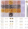 Ohrring Machen Kit Schmuck Basteln Zubehör 3600 Stück Schmuckherstellung Set Ohrhaken Sprung Ringe Ohrstopper Ohrstecker für Ohrring Herstellung Ohrringe Basteln Zubehör DIY Ohrhänger Schmuck
