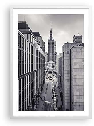 Poster Wandbild Kunstdruck 50x70cm Architektur Schwarz-Weiß - 4382 - P2W