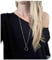 Aneneiceera Boho Long Love Pendant Necklace Gold Minimalist Heart Necklace Chain Hollow Heart Drop Necklace Jewelry for Women and Girls Gifts(Gold)