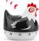 ZPSHYD 55mins Chicken Timer,Mechanical Countdown Clock of Quirky Chick,Wind-Up Alarm for Cooking and Baking,Fitness Studying Teaching(Black)