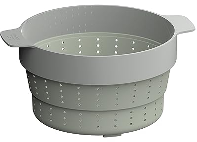 Berghoff - Échelle de cuisine Vapeur et égouttoir Balance 24 cm Gris Moderne