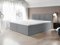 Generisch Boxspringbett Bett Doppelbett ARIS mit Bonell-Matratze und Topper T25 + 2 Bettkästen, H3 (Grau - Fuego 166, 160x200)