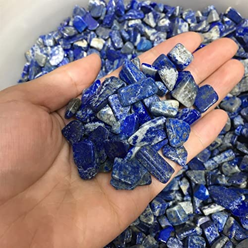 PAKMEZ Gemas for Decoración Cristales de Lapislázuli Natural for Regalos Cristal de Aura Obelisco
