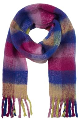 JJXX JXLESLIE Scarf Acc SN Schal, Moonlite Mauve/Pattern:w. Pale Green/Surf The Web/Fuchsia Red, ONE Size