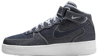 Nike Air Force 1 '07 Mid Damenschuh (DD9625-400, Obsidian/Summit White/Ashen Slate), Obsidian/Summit White/Ashen Slate, 38.5 EU