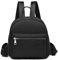 UieaMsio Kleiner Rucksack für Damen, schwarz, Damenrucksack, elegant, leicht, elegant, leicht, für Mädchen, elegant, modisch, wasserdicht, für Reisen, Freizeit, College, Schwarz , Medium