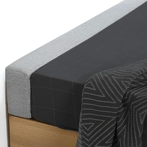 ENHEN Matratzenverlängerung Kopfteil/Wandlückenfüller - 15 cm Verdicken, Graue Single/Doppel/Königin/Königsbett -Matratzenbrücke, Family Geting -Nachtschutzkissen (Size : 48x2x6/122x5x15cm)