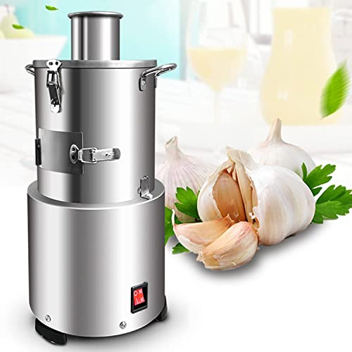 Macchina per sbucciare l'aglio Commerciale Macchina per sbucciare l'aglio da 200 W Macchina per separare l'aglio elettrica da 30 kg/Ora Sbucciatore per Aglio in Acciaio Inossidabile per Uso Domestico