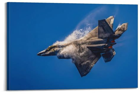 YQXTRB Poster F-22 Raptor, Motiv: Active Air Force, dekoratives Gemälde, Leinwand, Wandposter und Kunstdruck, moderne Familienschlafzimmer-Dekoration, Poster, 30 x 45 cm