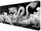 Alfombrilla Ratón XXL 1200 x 600 mm, Gaming Alfombrilla Ratón Continuar, Mouse Pad con Superficie Suave y Base de Antideslizante, Alfombrilla de Ratón Oficina y Alfombrilla Gaming (Blanco Negro) O-5