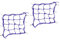 BESPORTBLE Pcs Rear Frame Net Cover Luggage Bag Elastic Net Rubber Band Secure Cargo Bag Random