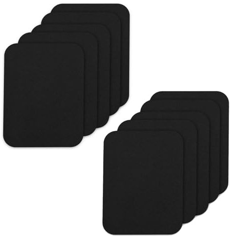 ZPLASK 10 Pcs Black Iron On Patches for Clothing, Pants, Dress, Shirts, Coats, Jeans & More