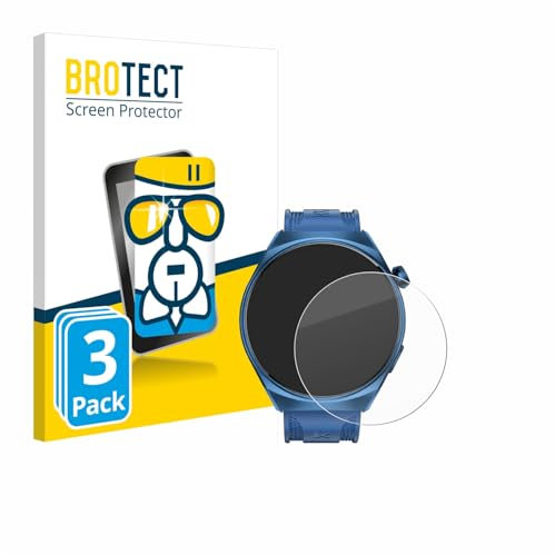 BROTECT (3 Stück Schutzglas für Kumi GW6 1.43 Schutzfolie Made in Germany Panzer Folie Glas Displayschutz [Kratzfest 9H, Anti-Fingerprint]