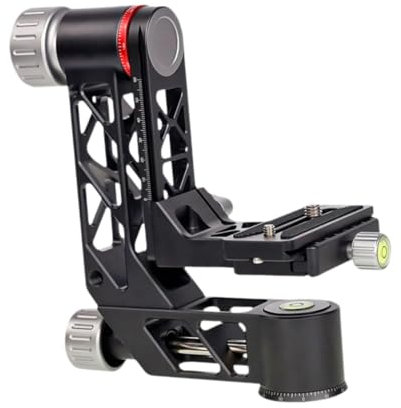 AsrMyjcx Gimbal Tripod Head,Camera Stand Heavy Duty Adjustable 360 Degree Panoramic for Video Photography Outdoor Wildlife Photography