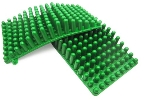OPTP Franklin Method Posture Mats – Pressure Point Massager, Green, Pair