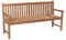 Home4You Gartenbank - B 180 cm - Braun - Teakholz massiv