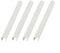 JoyousMall 4Pcs Radiator Pipe Covers, Pipe Decoration Covers Gas Water Heater Exhaust Pipe Plastic Wall Decoration Cover(White-200mm)