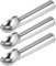 SIXHAOBU 3 Stück Eiscremelöffel,Aluminium-Eislöffel,18 cm Einteiliger Design Antihaft-Eiskugelportionierer